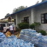 NLT's vehicle delivering aid to Sindhuli 