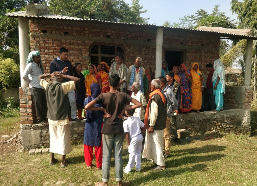 nepal-leprosy-trust-self-help-group Self Help Group meeting near Janakpur in Nepal